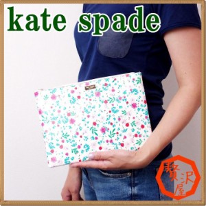 ケイトスペード KateSpade バッグ ポーチ クラッチバッグ 花柄 ピンク WLRU4881-143