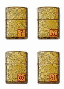 ZIPPO 干支シリーズ 干支Zippo  運気上昇 (全12種)