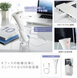 携帯移動OK！ステック型超音波 【加湿器】 USB電源 (超音波加湿器) 風邪花粉美肌対策に！