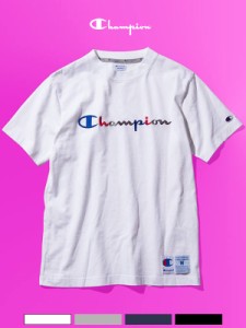 【ネコポス送料無料】CHAMPION チャンピオン Tシャツ レディース メンズ ユニセックス 半袖 ブランド 綿100% ロゴ 日本規格 C3-H371