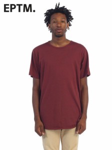 【ネコポス送料無料】 EPTM エピトミ Tシャツ メンズ レディース 半袖 無地 OG LONG TEE ロング丈 アメリカ製 Made in USA EP6281