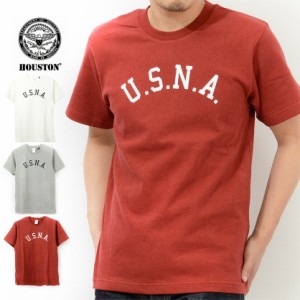 【ネコポス送料無料】 ヒューストン Houston Tシャツ 半袖 メンズ レディース ユニセックス エアフォース ARMY U.S.N.A 21184