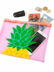 【ネコポス送料無料】 SUNNYLIFE サニーライフ ポーチ パイナップル パインアップル SEE THRU BEACH POUCH PINEAPPLE SU0POUPI