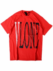 【在庫処分】VLONE ヴィーロン ヴィーローン Tシャツ メンズ レディース ユニセックス 半袖 STAPLE T-SHIRT S/S TEE RED/BLACK STAPLE-SS