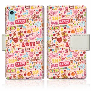 au Qua Phone QZ KYV44 手帳型 ケース quaphone qz kyv44 カバー【LOVE214デザイン】