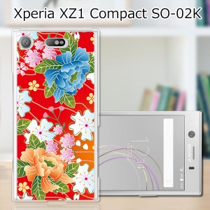 Xperia XZ1 Compact SO-02Kハードケース/カバー 【和柄F PCクリアハードカバー】 スマートフォンカバー・ジャケット