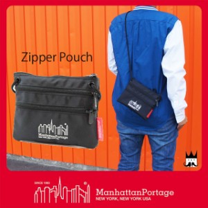 メール便送料無料 マンハッタンポーテージ Manhattan Portage TRIPLE ZIP POUCH A バッグ メンズ レディース トリプルジッパーポーチ シ