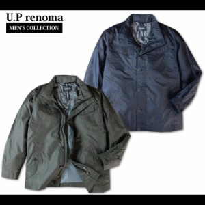 メンズ ジャケット U.Prenoma レノマ インフード コンパクト収納 アウター 紳士