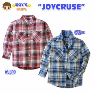 【送料無料】子供服 男の子 シャツ 長袖 格子柄 胸ポケット 男児 キッズ【メール便対応】