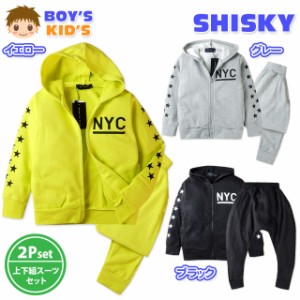 子供服 男の子 プルオーバー パーカー 長袖 SHISKY シスキー 裏起毛 無地 ロゴプリント 男児 キッズ 