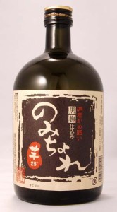 【藤居酒造】　洞窟かめ囲い　のみちょれ　芋25度　720ml 【芋焼酎】