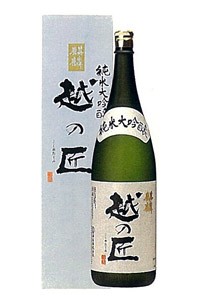 【下越酒造】　麒麟　純米大吟醸　越の匠　1.8Ｌ　【純米大吟醸】　[Ｊ248]