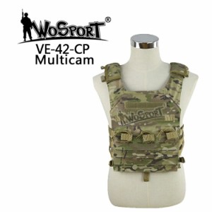 WoSporT JPCタクティカルベスト レーザーカットMOLLE Ver. MC