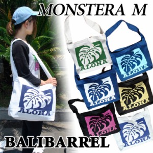 ショルダートートバッグ レディース BALIBARREL バリバレル   【MONSTERA  】モンステラ 帆布 コットンバッグ エコバック キャンバス素材