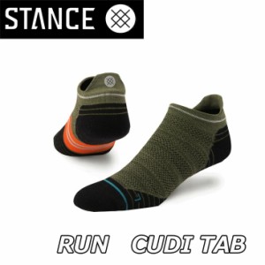 STANCE スタンス ソックス パフォーマンス ランニング 【CUDI TAB 】 ウールブレンド 足首丈「メール便」