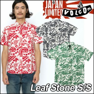 volcom  Japan Limited ボルコム シャツ メンズ 【Leaf Stone S/S 】 半そで VOLCOM 【メール便不可】【返品種別】