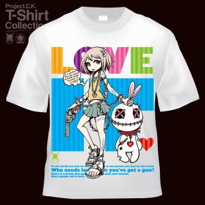 【Project.C.K】【プロジェクトシーケー】【Tシャツ】【キャラクター】【LOVE IT】　11-pck-0011
