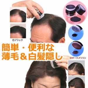 ヘアカラー トミーリッチ ヘアーファンデーション ブラック 白髪 薄毛 パウダー 育毛