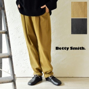 10%OFFクーポン 【Betty Smith ベティー スミス】コットン キャロット ストレッチ パンツ(baw5051b)