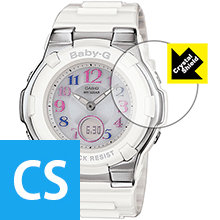 CASIO BABY-G BGA-1100GR 防気泡・フッ素防汚コート!光沢保護フィルム Crystal Shield 3枚セット