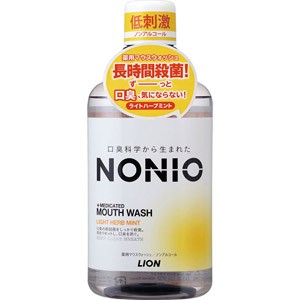 ＮＯＮＩＯマウスウォッシュ　ノンアルコール　ライトハーブミント　600mL［配送区分:A］