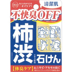 渋柿エキス配合石鹸 デオタンニングソープ 100g［配送区分:A］