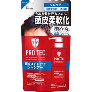 ＰＲＯ ＴＥＣ 頭皮ストレッチ　シャンプー　つめかえ用 　230g［配送区分:A2］