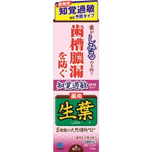 生葉　知覚過敏症状予防タイプ （薬用ハミガキ）　100g　【医薬部外品】［配送区分:A］