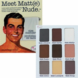 the Balm★ Meet Matt(e) Nude Eyeshadow Palette/ザ・バーム　ミート　マットヌード　アイシャドーパレット！