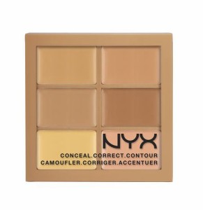 NYX Conceal， Correct， Contour Palette  /NYX カラーコレクティング　コンシーラーパレット　色[02 Medium　ミディアム]