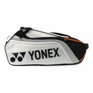 ヨネックス リュック付 6本用 テニス ラケットバッグ (BAG1812R) : ホワイト×ブラック YONEX