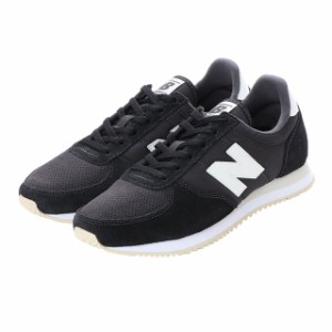 ニューバランス (WL220D) レディース スニーカー : ブラック×ホワイト New Balance