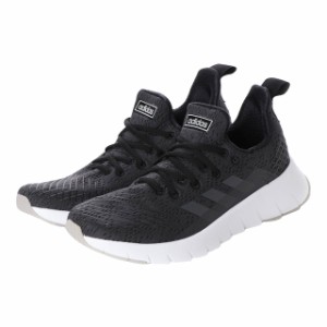 アディダス OZWEEGO RUN W (F37079) レディース 陸上/ランニングシューズ : ブラック×グレー adidas