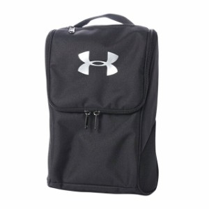 アンダーアーマー UA SHOE BAG (1316577 001) 10L シューズケース : ブラック×シルバー UNDER ARMOUR