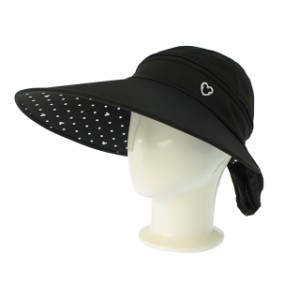 ディズニー レディース キャップ サンバイザー 2Way TGF ダイヤル調整 帽子 (DN-9C23568SV-T) Disney UV対策 熱中症 暑さ対策