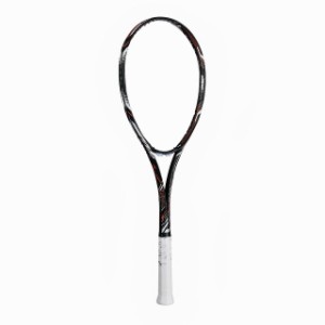 ミズノ DIOS PRO-R ディオスプロアール (63JTN86154) 後衛用 軟式 ソフトテニス 未張りラケット ：ブラック×オレンジ MIZUNO