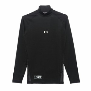 アンダーアーマー メンズ 野球 長袖アンダーシャツ UA HEATGEAR ARMOUR COMPRESSION LS MOCK (1343021 001) UNDER ARMOUR