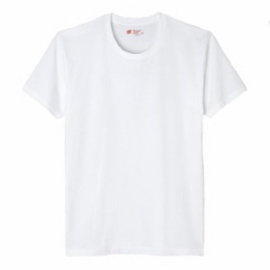 ヘインズ メンズ 半袖アンダーシャツ ジャパンフィット ２枚組 (H5110) : ホワイト
