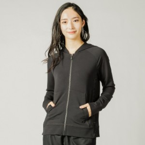 アンダーアーマー レディース スウェットフルジップパーカー UA Featherweight Fleece FZ (1343895 001) ブラック UNDER ARMOUR