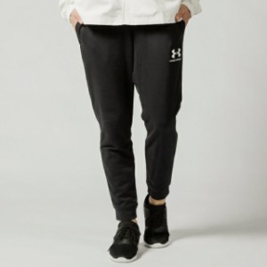 アンダーアーマー メンズ スウェットロングパンツ UA SPORTSTYLE TERRY JOGGER (1329289 001) : ブラック UNDER ARMOUR