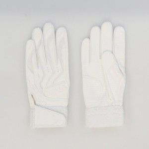 ゼット ジュニア(キッズ・子供) 野球 バッティング手袋 両手用 インパクトゼット 少年用 (BG999J) : ホワイト ZETT