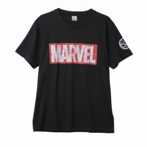 マーベル メンズ 半袖Tシャツ (MV-9C12369TS) ボックスロゴTシャツ:スパイダーマン MARVEL