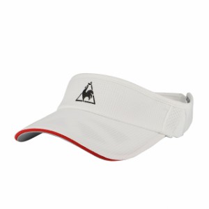 ルコック レディース テニス サンバイザー (QTCNJC04 WHT) le coq sportif