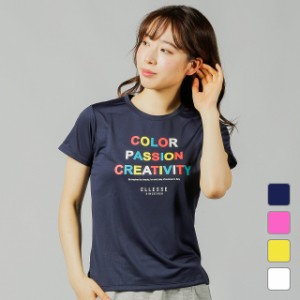 エレッセ レディース テニス 半袖Tシャツ カラフルロゴティー (EW19100) ellesse