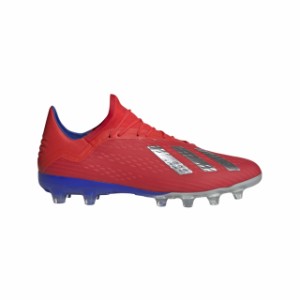 アディダス エックス 18.2- ジャパン HG/AG (F97358) サッカー スパイクシューズ : レッド×シルバー adidas