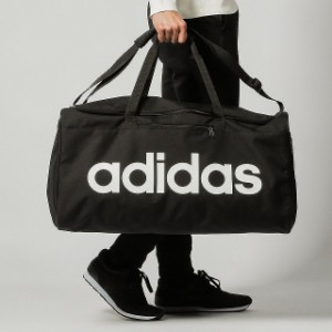 アディダス リニアチームバッグL (DT4824) 65L ダッフルバッグ : ブラック adidas