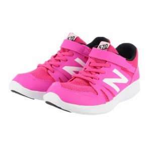 ニューバランス (YT570) ジュニア(キッズ・子供) スニーカー : ピンク×ホワイト New Balance