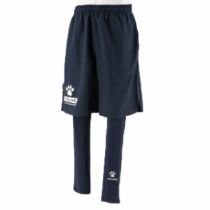 ケレメ サッカー/フットサル レイヤード パンツ プラクティスパンツ+インナー (KA18F703) : ネイビー KELME