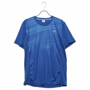 ティゴラ メンズ 陸上/ランニング 半袖Tシャツ (TR3R1219TS) : ブルー TIGORA