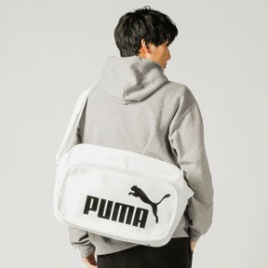 プーマ トレーニング PU ショルダー L (075371) 34L エナメルバッグ : ホワイト PUMA